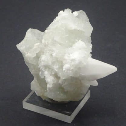 Fluorite verte sur Calcite, mine de Fontsante, Var.