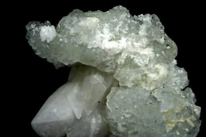 Fluorite verte sur Calcite, mine de Fontsante, Var.