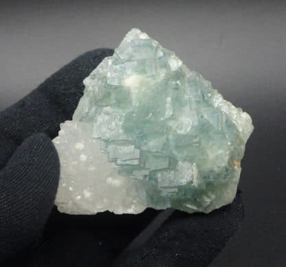 Fluorite bleue et quartz, Sud 3, Fontsante, Var.