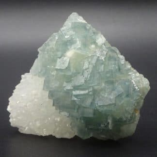 Fluorite bleue et quartz, Sud 3, Fontsante, Var.