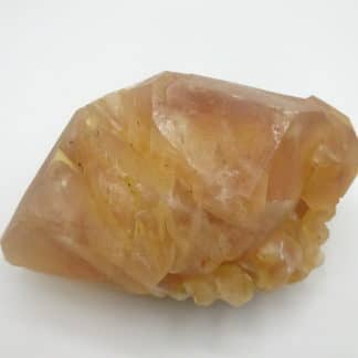 Calcite miel, carrière de la Sambre, Landelies, Hainaut, Belgique.