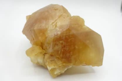 Calcite miel, carrière de la Sambre, Landelies, Hainaut, Belgique.