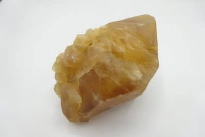 Calcite miel, carrière de la Sambre, Landelies, Hainaut, Belgique.