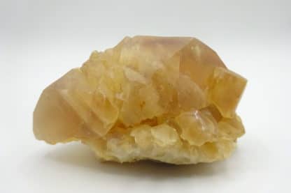 Calcite miel, carrière de la Sambre, Landelies, Hainaut, Belgique.