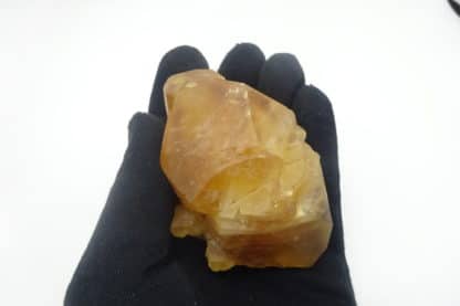 Calcite miel, carrière de la Sambre, Landelies, Hainaut, Belgique.