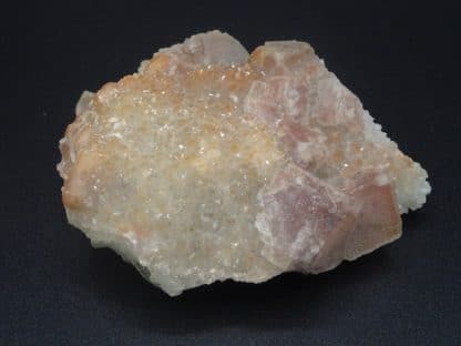 Fluorite et Quartz sur Fluorite massive, Fontsante, Var.