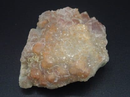 Fluorite et Quartz sur Fluorite massive, Fontsante, Var.