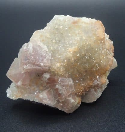 Fluorite et Quartz sur Fluorite massive, Fontsante, Var.