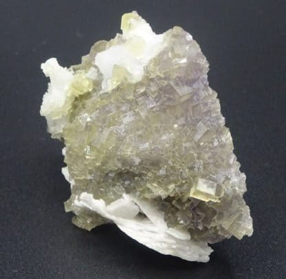 Fluorite verte et Barytine, mine de Fontsante, Var (83).