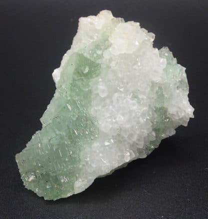 Fluorite verte polysynthétique et Quartz, Fontsante, Var.