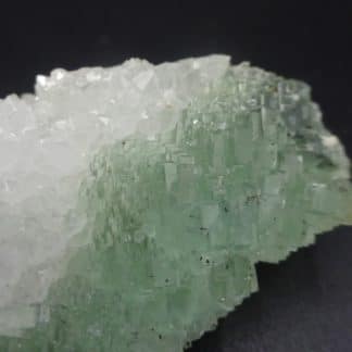 Fluorite verte polysynthétique et Quartz, Fontsante, Var.