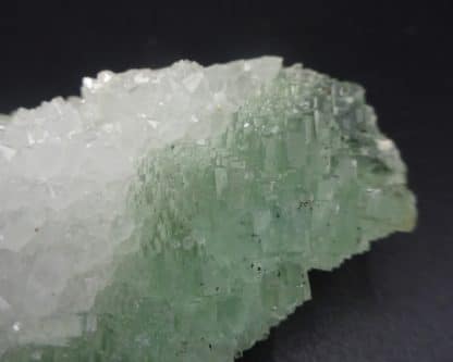 Fluorite verte polysynthétique et Quartz, Fontsante, Var.