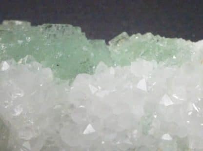 Fluorite verte polysynthétique et Quartz, Fontsante, Var.