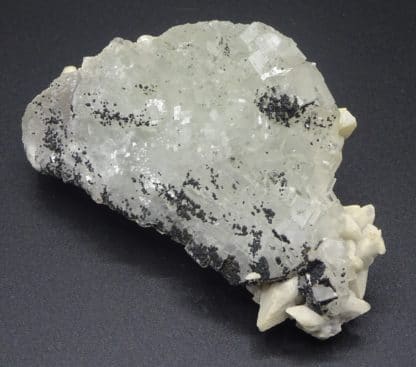 Calcite et Blende sur Fluorite incolore, Filon Blanc, Fontsante, Var.