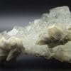 Calcite et Blende sur Fluorite incolore, Filon Blanc, Fontsante, Var.