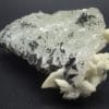 Calcite et Blende sur Fluorite incolore, Filon Blanc, Fontsante, Var.
