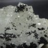 Calcite et Blende sur Fluorite incolore, Filon Blanc, Fontsante, Var.