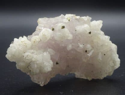 Chalcopyrite sur fluorite et quartz, Fontsante, Var.