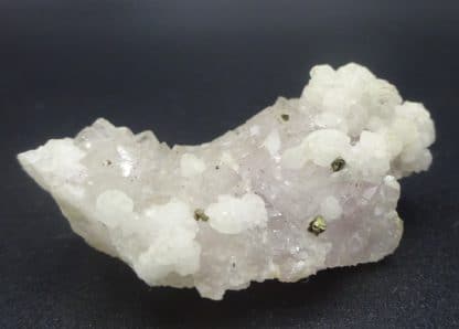 Chalcopyrite sur fluorite et quartz, Fontsante, Var.