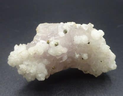 Chalcopyrite sur fluorite et quartz, Fontsante, Var.