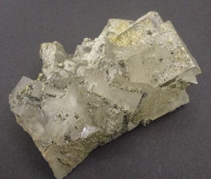 Fluorite, Pyrite, Proustite, filon Saint-Barthélemy, Fontsante, Var.