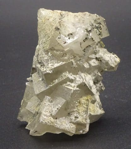 Fluorite, Pyrite, Proustite, filon Saint-Barthélemy, Fontsante, Var.