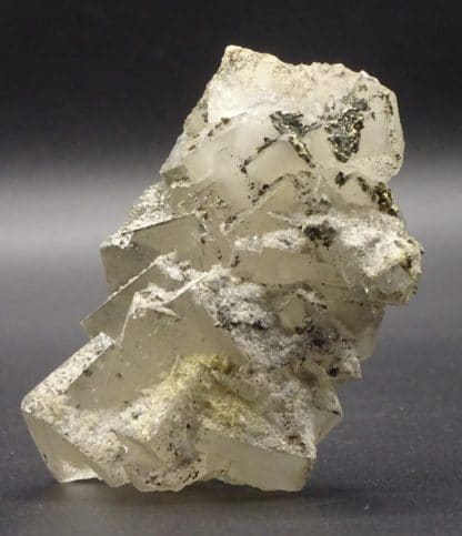 Fluorite, Pyrite, Proustite, filon Saint-Barthélemy, Fontsante, Var.