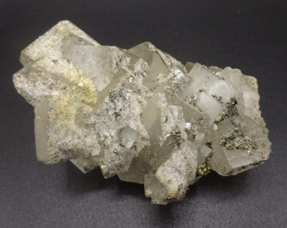 Fluorite, Pyrite, Proustite, filon Saint-Barthélemy, Fontsante, Var.