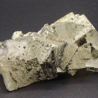 Fluorite, Pyrite, Proustite, filon Saint-Barthélemy, Fontsante, Var.