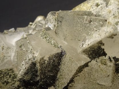 Fluorite, Pyrite, Proustite, filon Saint-Barthélemy, Fontsante, Var.