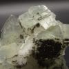 Fluorite verte, pyrite et quartz, filon blanc, Fontsante, Var.