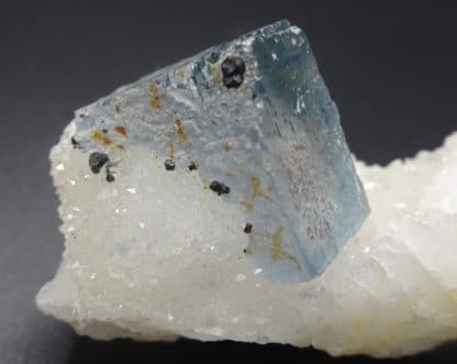 Fluorite bleue, Blende, Quartz, filon sud 3, Fontsante, Var.