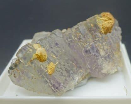 Fluorite à Fantômes et Calcite ferrifère, Fontsante, Var.