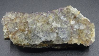 Fluorite cubique transparente, mine de Fontsante, Tanneron, Var.