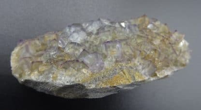 Fluorite cubique transparente, mine de Fontsante, Tanneron, Var.