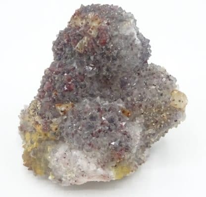 Quartz hématoïde, Fluorite, L’Argentolle, Saône-et-Loire, Morvan.