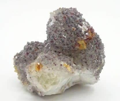 Quartz hématoïde, Fluorite, L’Argentolle, Saône-et-Loire, Morvan.