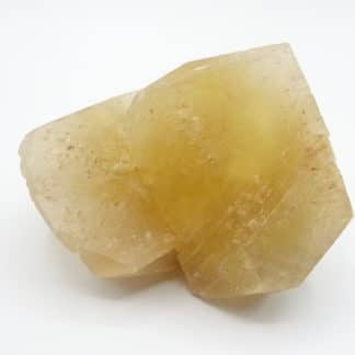 Calcite miel, carrière de Landelies, Hainaut, Belgique.