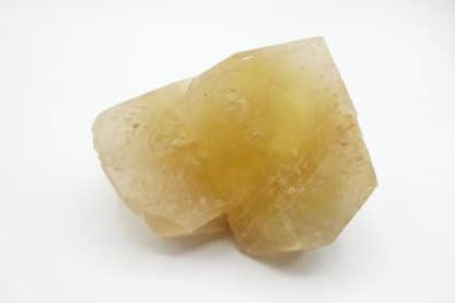 Calcite miel, carrière de Landelies, Hainaut, Belgique.