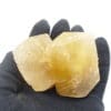Calcite miel, carrière de Landelies, Hainaut, Belgique.