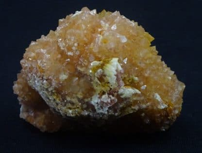 Quartz orangé, L’Argentolle, Saint-Prix, Saône-et-Loire (Morvan).