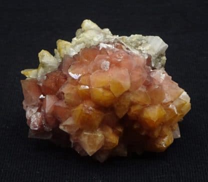 Quartz hématoïde et Calcite, L'Argentolle, Saône-et-Loire, Morvan.