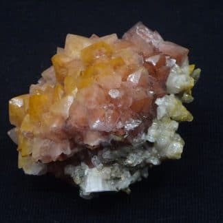 Quartz hématoïde et Calcite, L'Argentolle, Saône-et-Loire, Morvan.