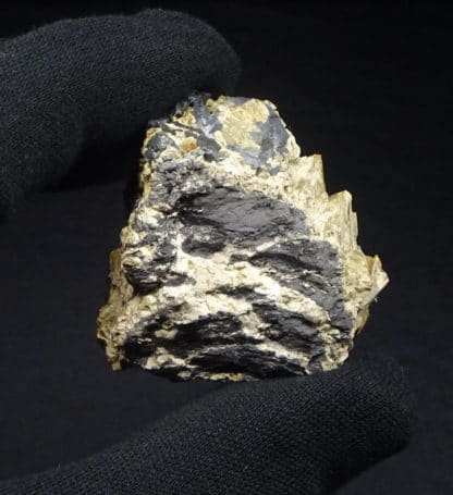Zinkénite, Tétraédrite sur sidérite de Saint-Pons, Alpes-de-Haute-Provence.