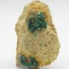 Torbernite, mine de Vénachat, Haute-Vienne, Limousin.