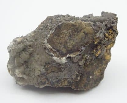 Embolite dans Calcite, Chanarcillo, Chili.