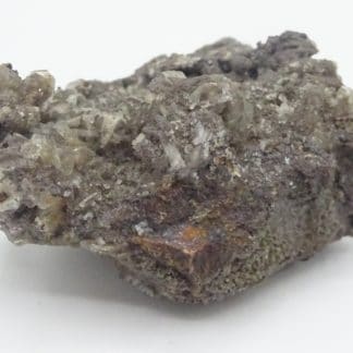 Embolite dans Calcite, Chanarcillo, Chili.