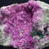 Cobaltocalcite, malachite, Kolwezi, Katanga, Congo.