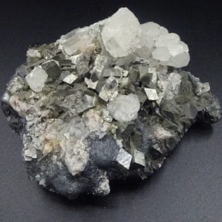 Calcite, Blende, Rhodochrosite, Arsénopyrite, Boulangérite, Trepca, Kosovo.