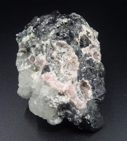 Calcite, Blende, Rhodochrosite, Arsénopyrite, Boulangérite, Trepca, Kosovo.